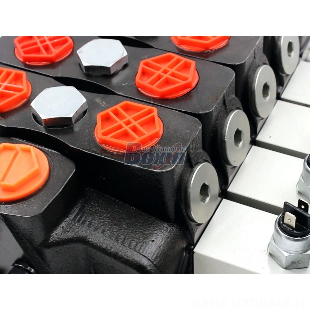 Hydraulic Control Valve 4 Spool Hydraulic Directional Valve: DLS180 Micro Switch Manual 4 Spool detail image